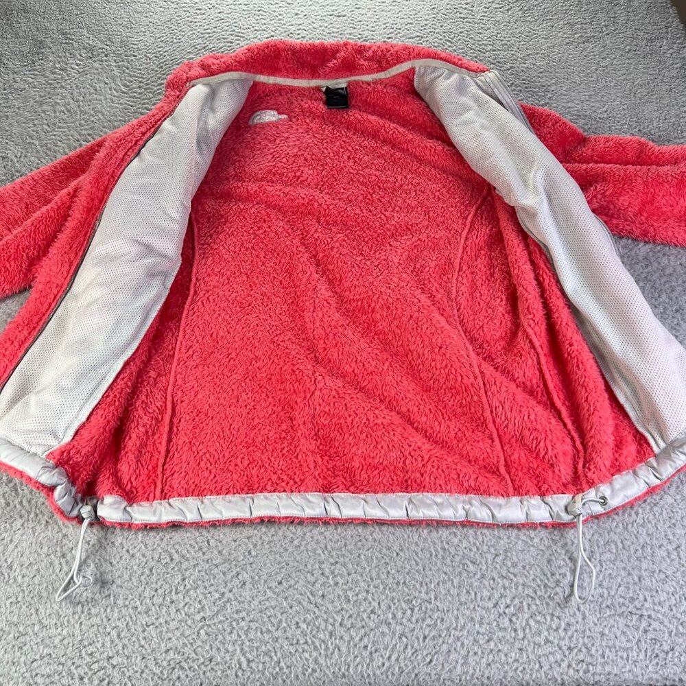 The North Face Osito Jacket Womens Medium Pink Full Zip Fleece Outdoors Preppy - Picture 11 of 11
